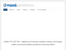 Tablet Screenshot of mares-zamecnictvi.cz